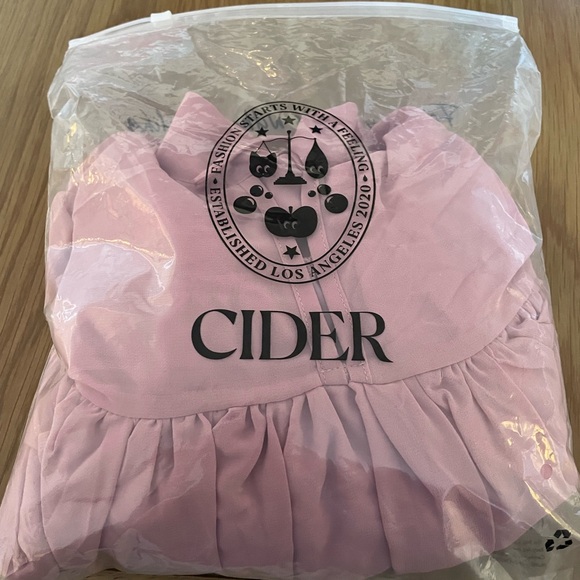 Cider Blush Long Sleeve Dress with Bow - Picture 5 of 5